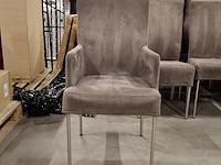 Ca. 24x eettafel stoelen, grijs skai - afbeelding 6 van  9