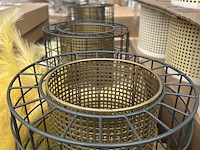 Ca. 24x hanglamp/lampenkap metaal crate & cargo - afbeelding 3 van  5