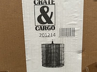 Ca. 24x hanglamp/lampenkap metaal crate & cargo - afbeelding 5 van  5
