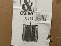 Ca. 24x hanglamp/lampenkap metaal crate & cargo - afbeelding 4 van  4