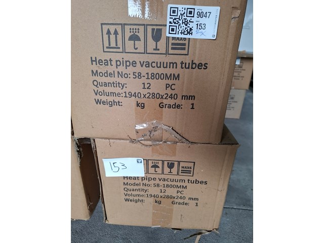 Ca. 24x heat pipe vacuüm tube, resolar, 58-1800mm - afbeelding 3 van  3