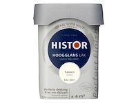 Ca. 24x lak hoogglans histor, perfect finish, katoen (9001), 0,25 liter - afbeelding 1 van  2