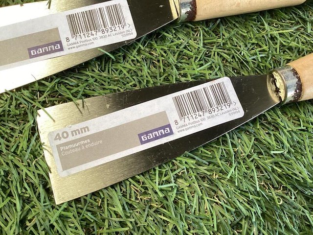 Ca. 24x plamuurmessen, gamma, 40mm - afbeelding 4 van  4