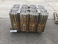 Ca. 24x rolborders 30 cm hoog, 250 cm lang, elephant, bruin, geïmpregneerd - afbeelding 1 van  3