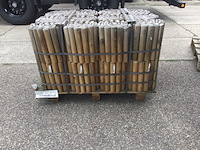 Ca. 24x rolborders 30 cm hoog, 250 cm lang elephant, bruin, geïmpregneerd - afbeelding 1 van  2
