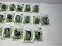 Ca. 24x snelkoppeling 1/2 inch en kraanstuk - 3/4 inch rehau, grijs - afbeelding 4 van  4