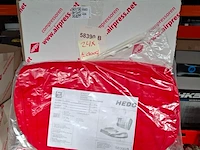 Ca. 24x spanhoes, 2-delig hedo, 58390/b, rood