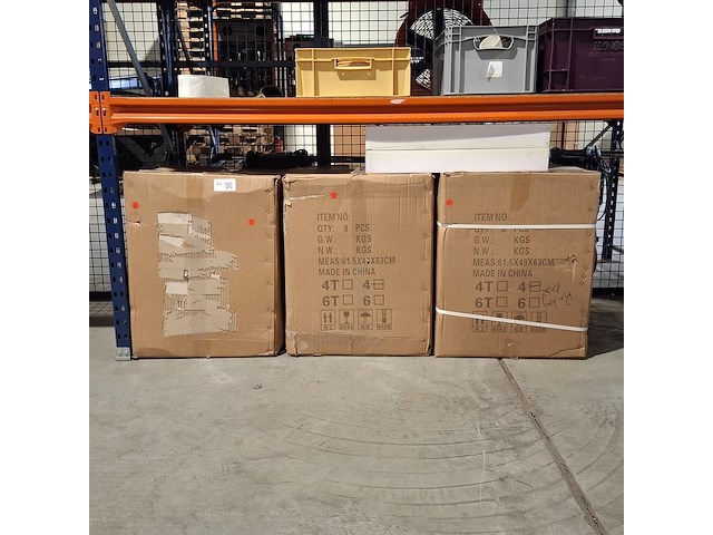 Ca. 24x speelboxen voor kinderen - grondbox - babybox, rood - afbeelding 5 van  6