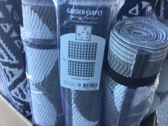 Ca. 24x tuinkleden, voor binnen of buiten ed, diverse kleuren - afbeelding 4 van  4