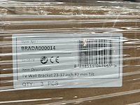 Ca. 24x tv wandbeugel 23-40" 82 mm kantelbaar sam creative, brada000014 - afbeelding 3 van  4