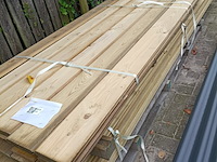 Ca. 24x vuren blokhutprofielen - afbeelding 2 van  3