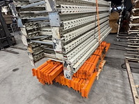 Ca. 25 meter magazijnstelling, oranje/crème - afbeelding 2 van  10