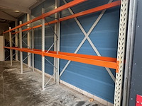 Ca. 25 meter magazijnstelling, oranje/crème - afbeelding 3 van  10