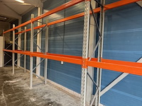Ca. 25 meter magazijnstelling, oranje/crème - afbeelding 4 van  10