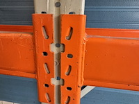 Ca. 25 meter magazijnstelling, oranje/crème - afbeelding 5 van  10