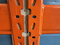 Ca. 25 meter magazijnstelling, oranje/crème - afbeelding 7 van  10