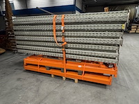 Ca. 25 meter magazijnstelling, oranje/crème - afbeelding 8 van  10