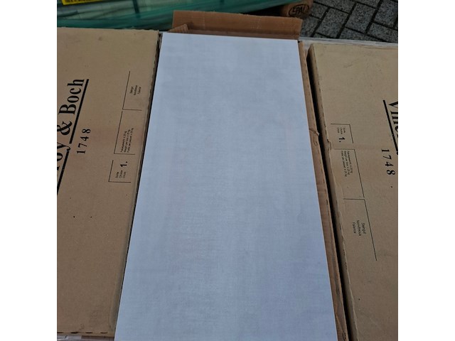 Ca. 25 pak a 6 stuks wandtegel villeroy en boch, metalyn, pearl beige mat - afbeelding 2 van  6