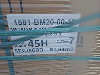 Ca. 25 pak a 6 stuks wandtegel villeroy en boch, metalyn, pearl beige mat - afbeelding 6 van  6