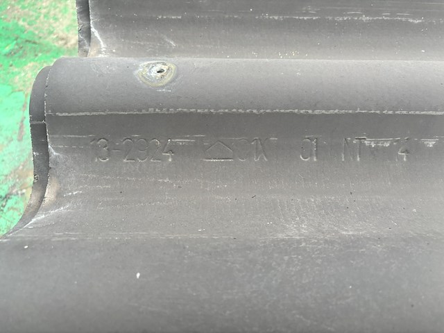 Ca. 2.500 m² nt-markering asbestvrije vezelcement golfplaten / dakplaten, donkergrijs - afbeelding 3 van  5