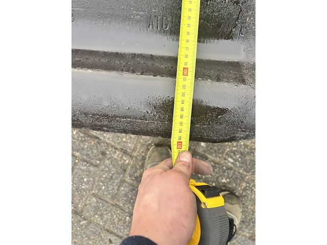 Ca. 2.500 m² nt-markering asbestvrije vezelcement golfplaten / dakplaten, donkergrijs - afbeelding 4 van  5