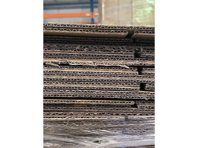 Ca. 250x lange verzenddozen dubbelgolf, bruin - afbeelding 3 van  3