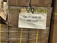 Ca. 250x led tube 18w 3000k 1197 mm, qbright, qb-lt-18w-3k-105-1197 - afbeelding 2 van  4