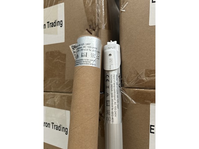 Ca. 250x led tube 22w 4000k 1497 mm, qbright, qb-lt-22w-4k-125-1497 - afbeelding 3 van  3