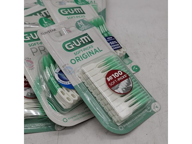 Ca. 250x tandenstoker, sunstar gum, o.a. soft-picks pro - afbeelding 3 van  5