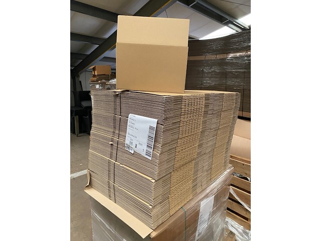 Ca. 250x verzenddozen 38x28x24cm, bruin - afbeelding 1 van  3