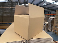 Ca. 250x verzenddozen 38x28x24cm, bruin - afbeelding 2 van  3
