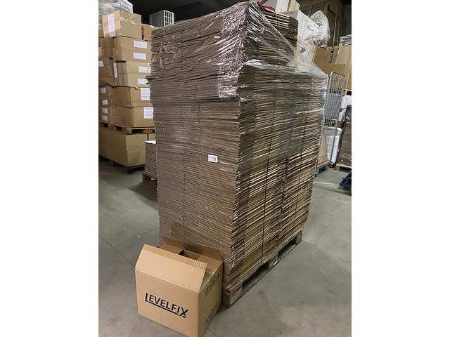 Ca. 250x verzenddozen 44x30x34cm dubbelgolf, bruin - afbeelding 2 van  4