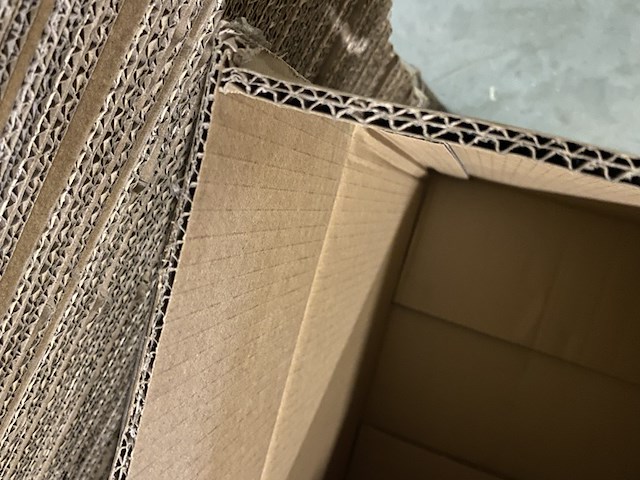 Ca. 250x verzenddozen 44x30x34cm dubbelgolf, bruin - afbeelding 4 van  4