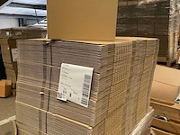 Ca. 250x verzenddozen, bruin, 53x38x23cm