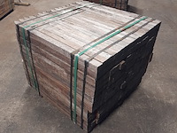 Ca. 252x hardhouten paal, 5 x 5 x 100 cm - afbeelding 4 van  4