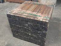 Ca. 252x hardhouten paal, 5 x 5 x 100 cm - afbeelding 2 van  4