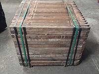 Ca. 252x hardhouten paal, 5 x 5 x 100 cm - afbeelding 3 van  4