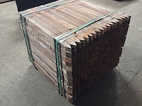 Ca. 252x hardhouten paal, 5 x 5 x 100 cm - afbeelding 4 van  4