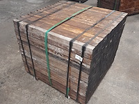 Ca. 252x hardhouten paal, 5 x 5 x 100 cm - afbeelding 1 van  4