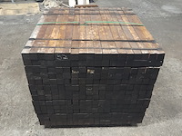 Ca. 252x hardhouten paal, 5 x 5 x 100 cm - afbeelding 2 van  4