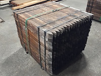 Ca. 252x hardhouten paal, 5 x 5 x 100 cm - afbeelding 4 van  4