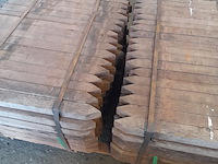 Ca. 252x hardhouten paal, 5 x 5 x 75 cm - afbeelding 3 van  5