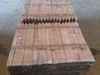 Ca. 252x hardhouten paal, 5 x 5 x 75 cm - afbeelding 5 van  5