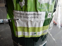 Ca. 25mtr tuingaas geplastificeerd rechthoekig, greenway, groen - afbeelding 4 van  4