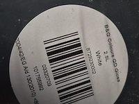 Ca. 25x 2.5 liter blikken verf inclusief palletbox, b & q colors, wit - afbeelding 10 van  10