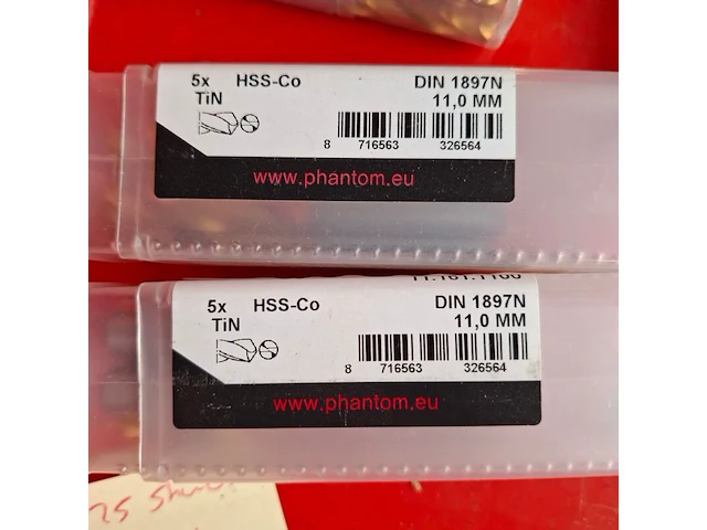 Ca. 25x diverse spiraalboren phanton - afbeelding 2 van  4