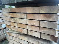 Ca. 25x douglas balken fijnbezaagd, 75x200mm, lengte 300cm - afbeelding 3 van  3