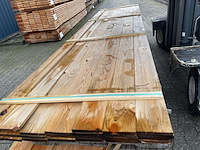 Ca. 25x douglas planken geschaafd, 18x145mm, lengte 400cm - afbeelding 1 van  3