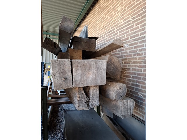 Ca. 25x eiken balk - afbeelding 3 van  7