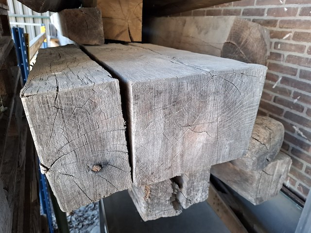 Ca. 25x eiken balk - afbeelding 4 van  7